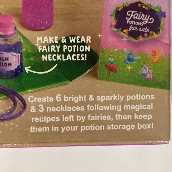 Craft-Tastic Make Your Our Fairy Potions Kit 74 pcs Make 9 Magical Fairy Potions - Picture 5 of 6